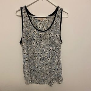 Loft floral silky tank large